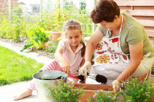 Recycling-focused gardening work supporting sustainability in Hayes
