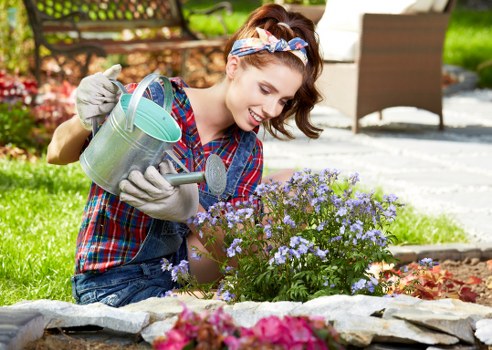Charitable reuse of garden items and materials